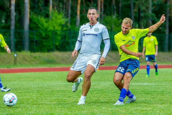 Jurbarko „Imsrės“ – FC „Hegelmann Minifootball“ rungtynių akimirka | Evaldo Šemioto nuotr.