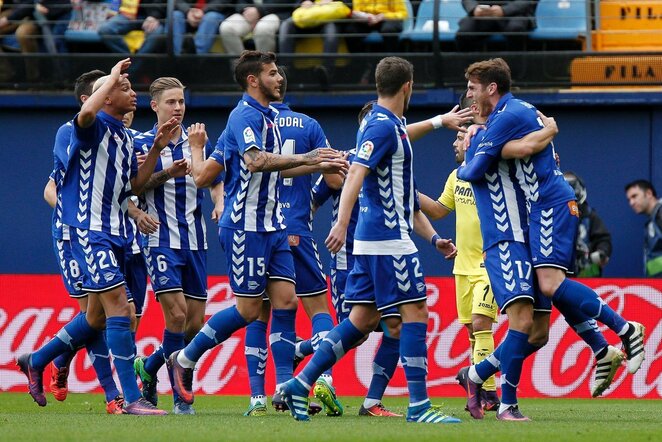„Deportivo Alaves“ džiaugiasi įvarčiu | Scanpix nuotr.