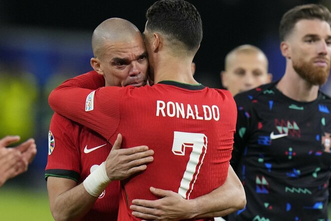 Pepe ir Cristiano Ronaldo | Scanpix nuotr.