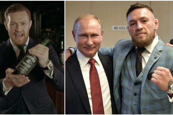 Vladimiras Putinas ir Conoras McGregoras | Scanpix nuotr.