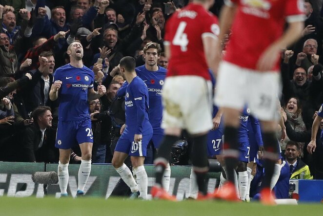 „Chelsea“ - „Manchester United“ rungtynių akimirka | Scanpix nuotr.