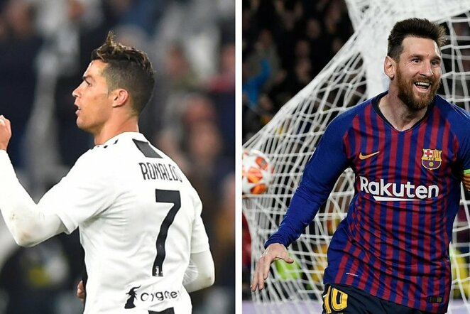 Cristiano Ronaldo ir Lionelis Messi | Scanpix nuotr.