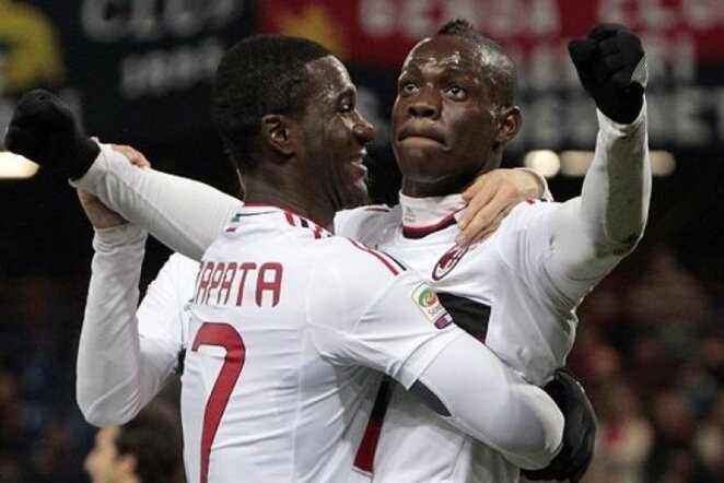 Mario Balotelli džiaugiasi savo įvarčiu | Reuters/Scanpix nuotr.