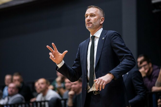 „Gargždai“ – „Žalgiris“ rungtynių akimirka | Roko Lukoševičiaus nuotr.