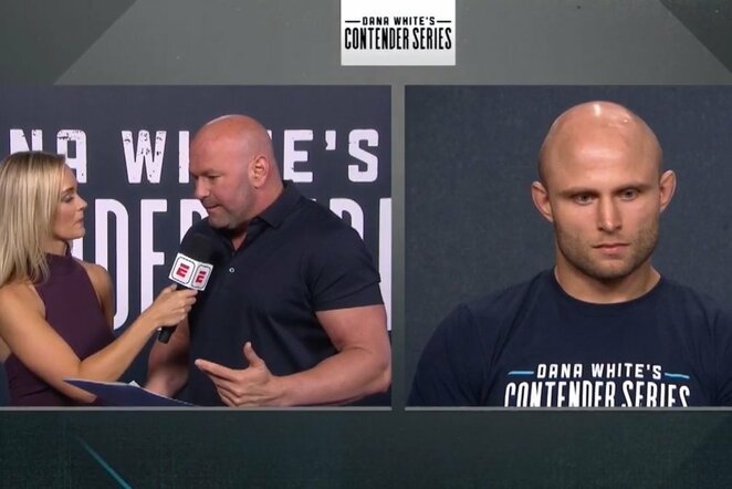 Dana White'as ir Julius Anglickas | Youtube.com nuotr.