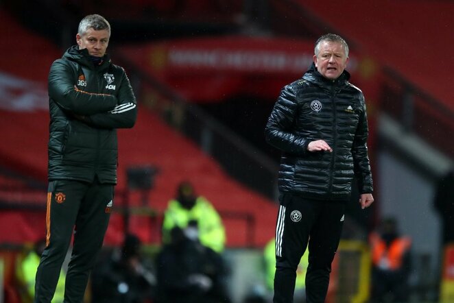 Ole Gunnar Solskjaeris ir Chrisas Wilderis | Scanpix nuotr.