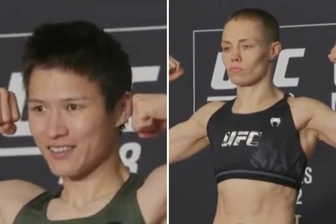 Weili Zhang ir Rose Namajunas | „Stop“ kadras