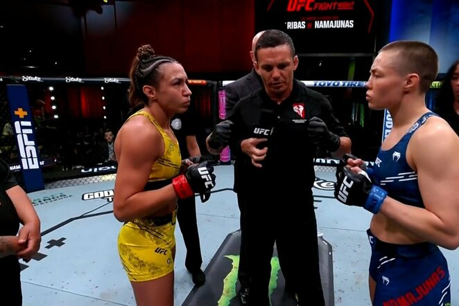 Amanda Ribas ir Rose Namajunas | „Stop“ kadras