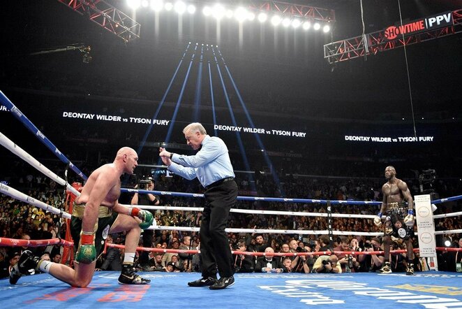Deontay Wilderis prieš Tysoną Fury | Scanpix nuotr.