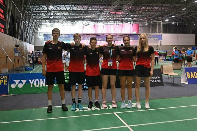 Lietuvos jaunių badmintono rinktinė | Organizatorių nuotr.