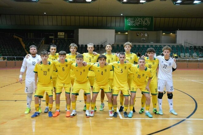 Lietuvos U-19 futsal rinktinė | lff.lt nuotr.