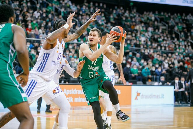 „Žalgiris“ – „Real“ rungtynių akimirka | Eriko Ovčarenko / BNS foto nuotr.