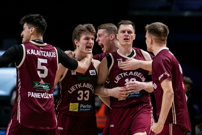 „Rytas“ – „Lietkabelis“ rungtynių akimirka | BNS nuotr.