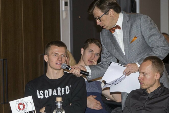 Vilniaus „Ryto“ komanda ir rėmėjai – bendroje vakarienėje | Roko Lukoševičiaus/BNS Foto nuotr.