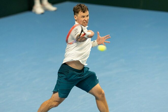 Ričardas Berankis prieš Sabą Purtseladzę | Sauliaus Čirbos nuotr.