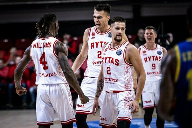 „Rytas“ – „Peristeri“ rungtynių akimirka | FIBA nuotr.