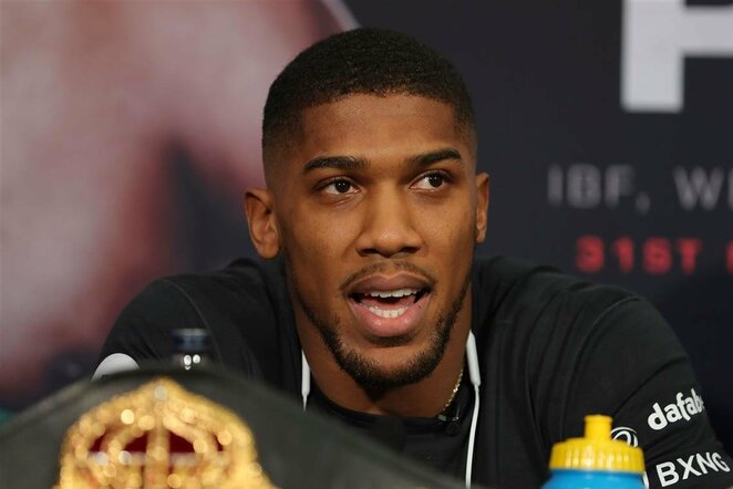 Paskutinė Anthony Joshua ir Josepho Parkerio spaudos konferencija | Scanpix nuotr.