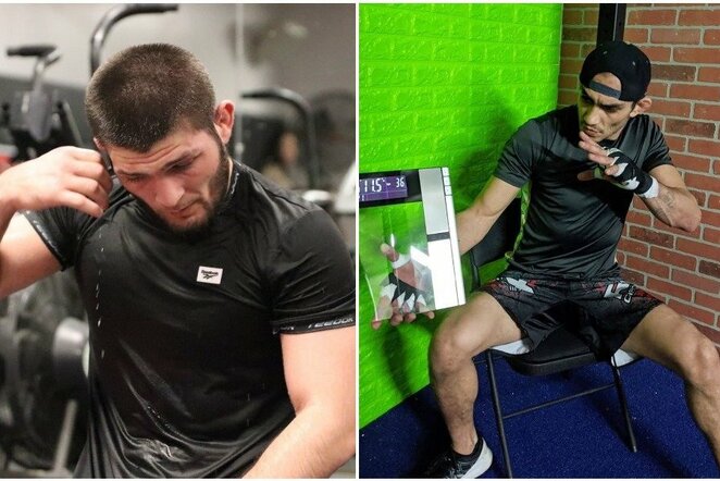 Chabibas Nurmagomedovas ir Tony Fergusonas | Instagram.com nuotr