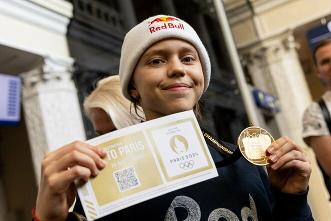 Dominika Banevič – Bgirl Nicka po pasaulio čempionato sugrįžo į Lietuvą | Pauliaus Peleckio / BNS foto nuotr.