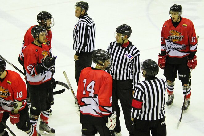 „Baltų ainiai“ - „Rokiškis“ rungtynių akimirka | hockey.lt nuotr.