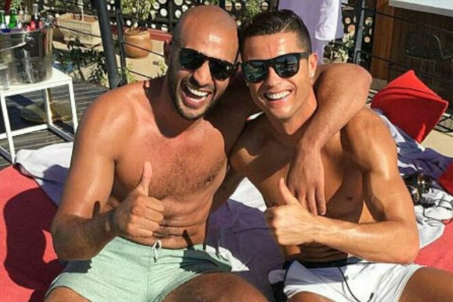 Cristiano Ronaldo ir Badras Hari | Organizatorių nuotr.