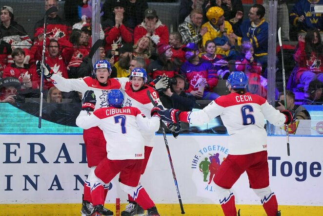 Kanada – Čekija rungtynių akimirka | IIHF nuotr.