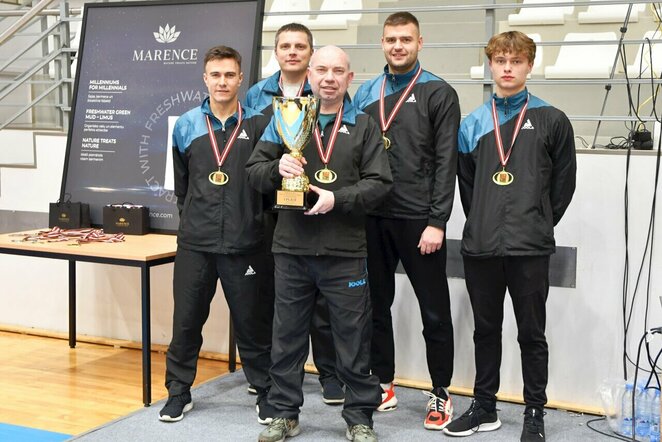 Lietuvos vyrų stalo teniso rinktinė (LSTA nuotr.) | Organizatorių nuotr.