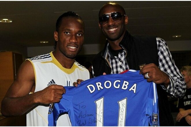 Didier Drogba ir Kobe Bryantas | Instagram.com nuotr