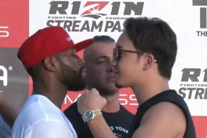 Floydas Mayweatheris ir Mikuru Asakura | „Stop“ kadras