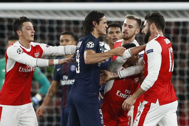 PSG – „Arsenal“ rungtynių akimirka | Scanpix nuotr.
