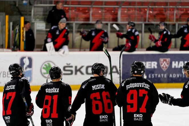 „Energija-Geležinis vilkas“ – „Hockey Punks“ rungtynių akimirka | Sportas.lt/Tito Pacausko nuotr.