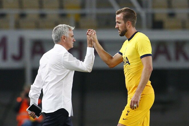 Jose Mourinho ir Harry Kane'as | Scanpix nuotr.