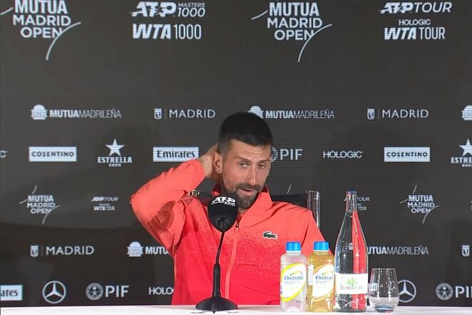 Novakas Djokovičius | „Stop“ kadras