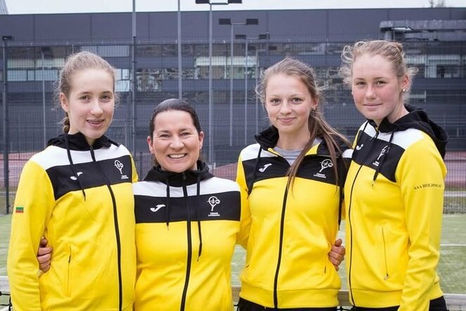 Lietuvos moterų teniso rinktinė | Organizatorių nuotr.
