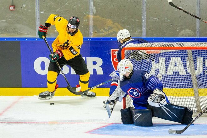 Lietuvių ir prancūzų rungtynės | hockey.lt nuotr.