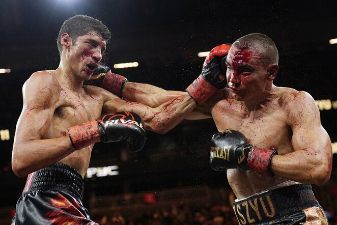 Sebastianas Fundora ir Timas Tszyu | Scanpix nuotr.