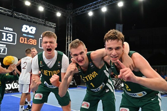 Lietuvos jaunių 3x3 krepšinio rinktinė | FIBA nuotr.