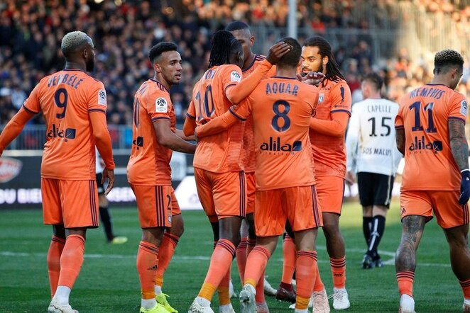 „Angers“ – „Lyon“ rungtynių akimirka  | Scanpix nuotr.