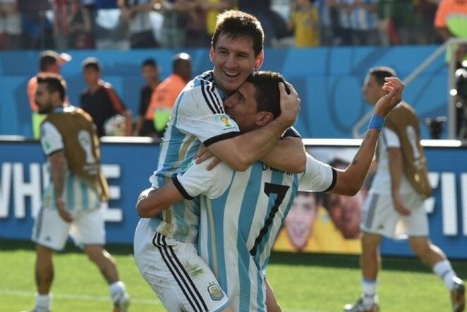 Argentinos rinktinės džiaugsmas | AFP/Scanpix nuotr.