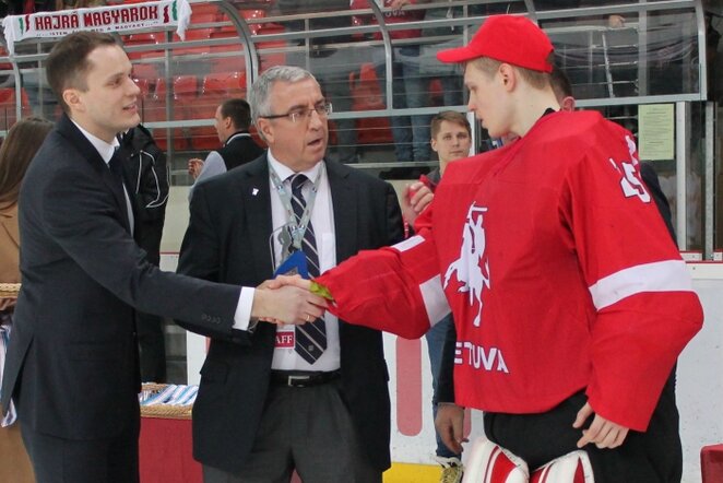 Petras Nausėda (kairėje) | hockey.tl nuotr.