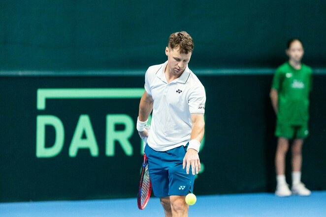 Ričardas Berankis prieš Zurą Tkemaladzę | Skirmanto Lisausko/BNS Foto nuotr.