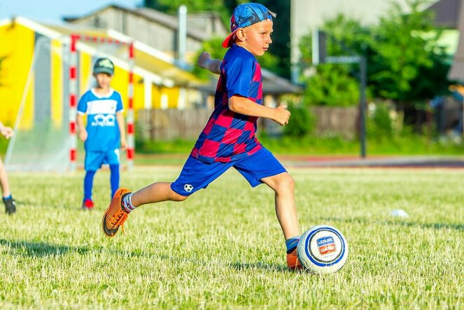 Mažojo futbolo ir fizinio aktyvumo „Leisure Leagues“ festivalio akimirka | Evaldo Šemioto nuotr.