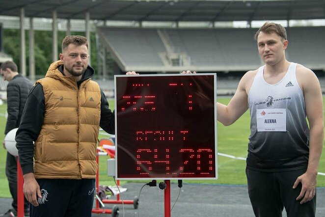 Mantas Jusis ir Martynas Alekna | Alfredo Pliadžio nuotr.