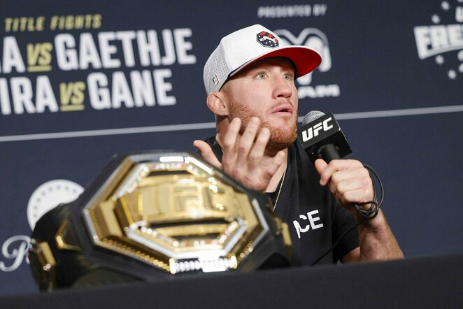 Justinas Gaethje | EPA / SHAWN THEW / POOL nuotr.