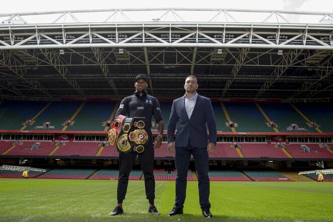 Anthony Joshua ir Kubratas Pulevas | Scanpix nuotr.