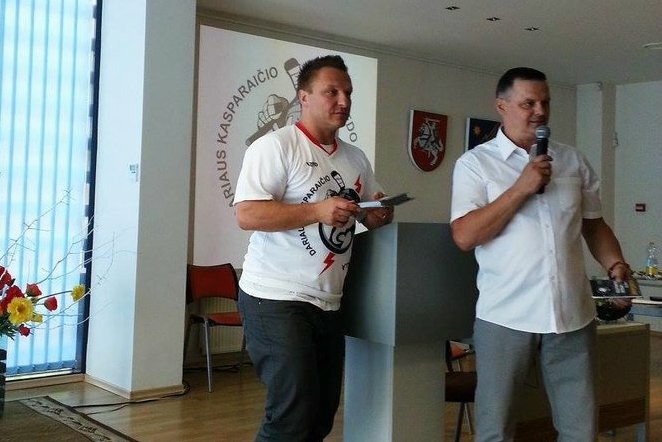 Darius Kasparaitis ir Valdas Škadauskas | „Facebook“ nuotr.