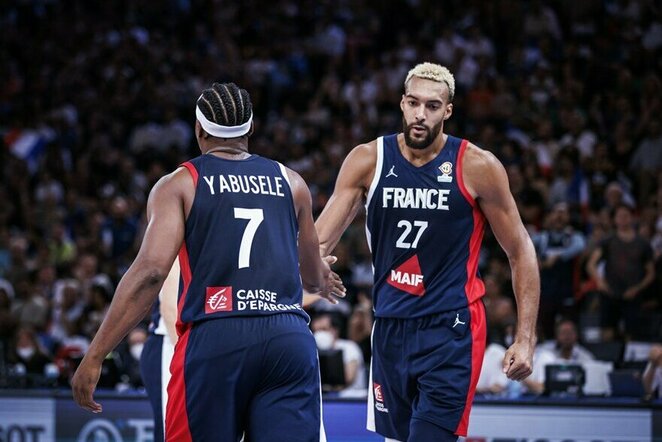 Guerschonas Yabusele ir Rudy Gobertas | FIBA nuotr.
