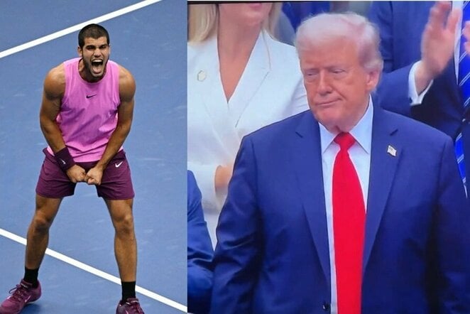 Carlosas Alcarazas ir Donaldas Trumpas | „Scanpix“ ir instagram.com nuotr.