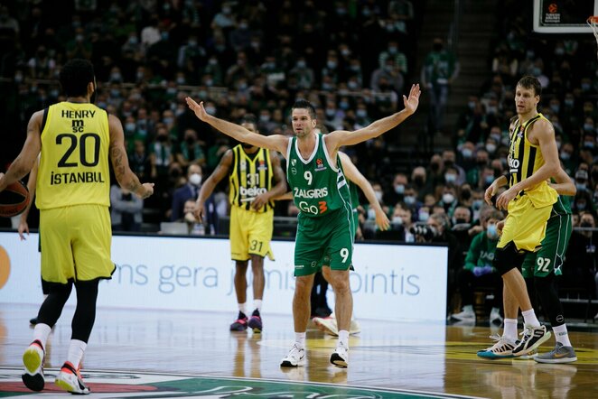 „Žalgiris“ - „Fenerbahče“ rungtynių akimirka | Eriko Ovčarenko / BNS foto nuotr.