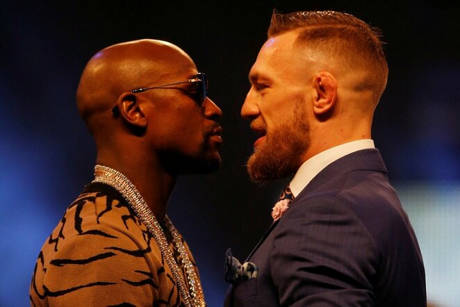 Floydas Mayweatheris ir Conoras McGregoras | Scanpix nuotr.